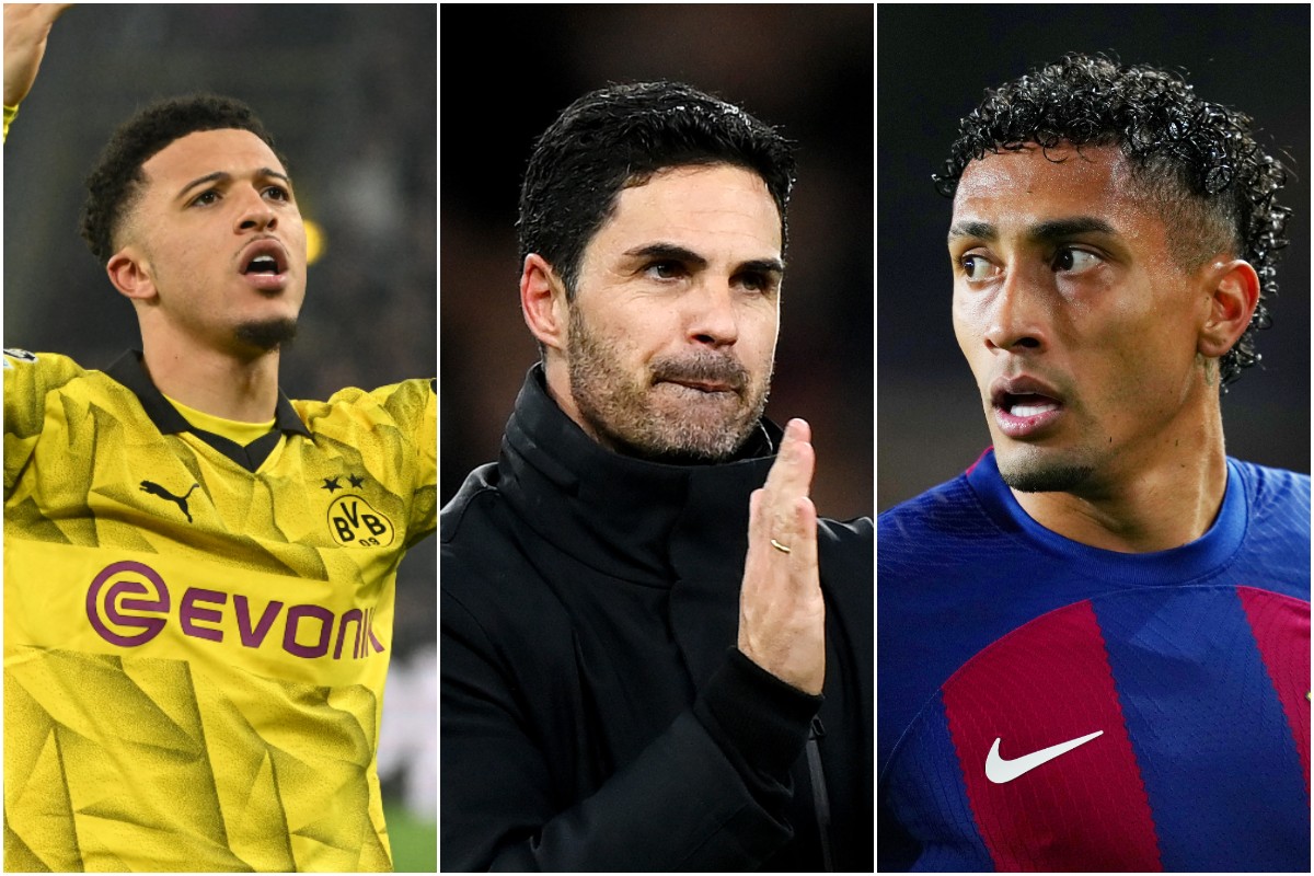 sancho arteta raphinha